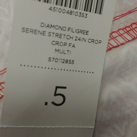 Chico's Serene Stretch Crop Capri Pant - Picture 7 of 9